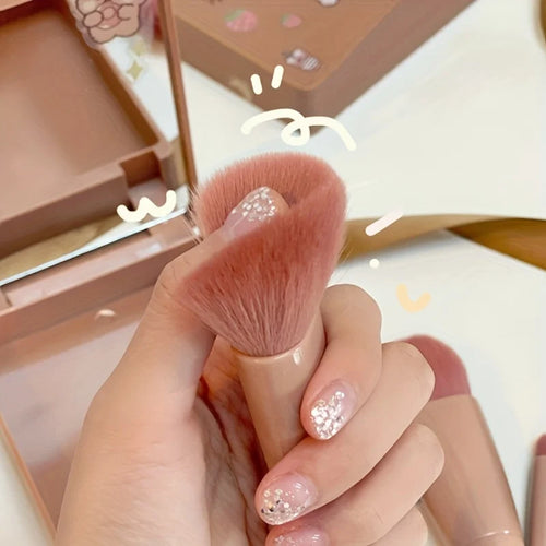 5Pcs Portable Makeup Brush Set Travel Kit