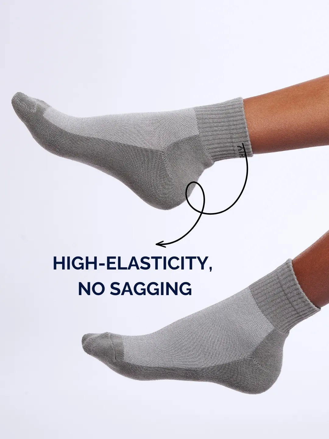 Comfortable high ankle socks designed for sports