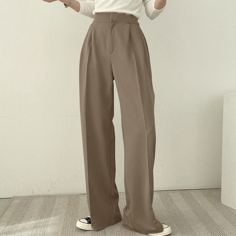 Suit Jacket High Sense Women's Spring and Autumn Design Sense Thin Niche Professional suit Temperament Slim-fit Small Suit Two-piece Set